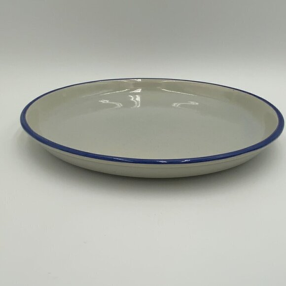 Franciscan Dinnerware Dutch Weave Blue Made in USA 32 Serving Platter - Picture 6 of 9